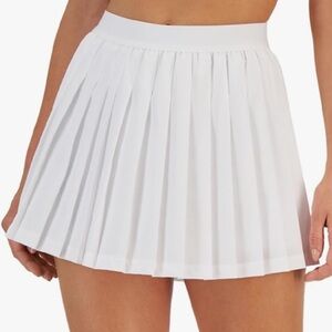 White Tennis Skirt With Shorts XS